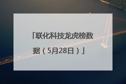 联化科技龙虎榜数据（5月28日）