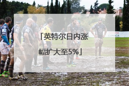 英特尔日内涨幅扩大至5%
