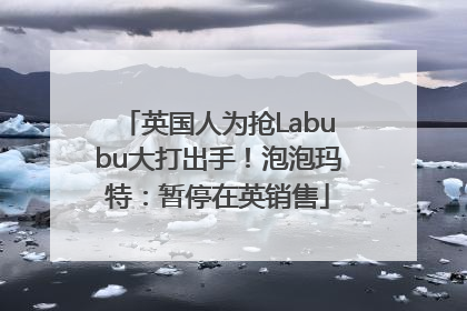 英国人为抢Labubu大打出手！泡泡玛特：暂停在英销售