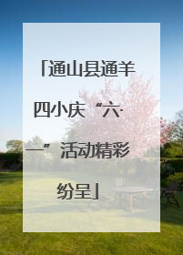 通山县通羊四小庆“六·一”活动精彩纷呈