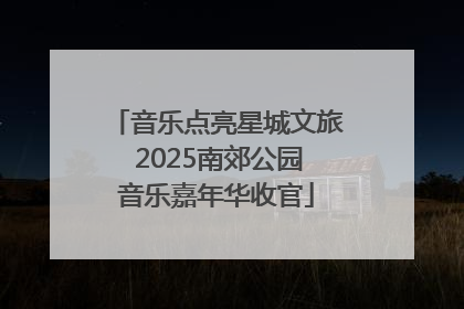 音乐点亮星城文旅 2025南郊公园音乐嘉年华收官
