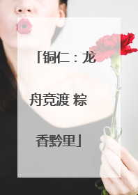 铜仁：龙舟竞渡 粽香黔里