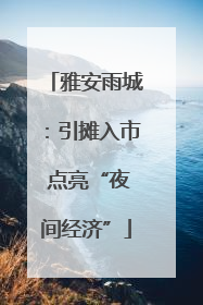 雅安雨城：引摊入市 点亮“夜间经济”