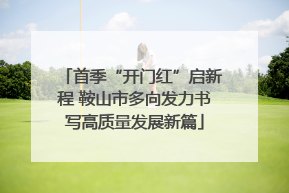 首季“开门红”启新程 鞍山市多向发力书写高质量发展新篇