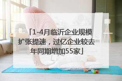 1-4月临沂企业规模扩张提速，过亿企业较去年同期增加55家