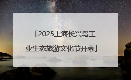 2025上海长兴岛工业生态旅游文化节开幕