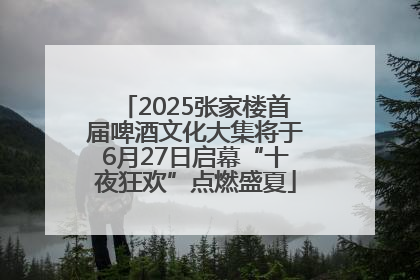2025张家楼首届啤酒文化大集将于6月27日启幕“十夜狂欢”点燃盛夏