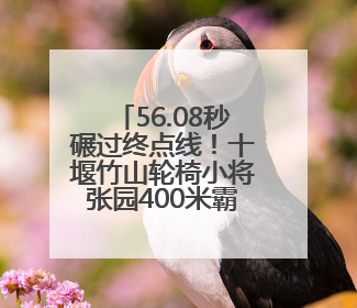 56.08秒碾过终点线！十堰竹山轮椅小将张园400米霸气夺金