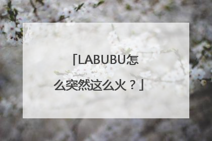 LABUBU怎么突然这么火？