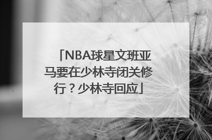 NBA球星文班亚马要在少林寺闭关修行？少林寺回应